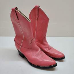 Old West 8119 Kids Pink Cowboy Boots Kid's Size 2.0D