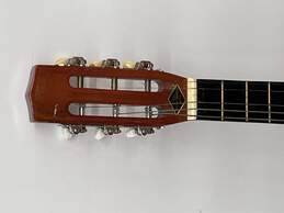 Brown Beige Glossy Rosewood Steel Reinforced Neck 6 String Acoustic Guitar alternative image