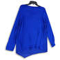 NWT Womens Blue Overlay Long Sleeve Scoop Neck Pullover Tunic Top Size XL image number 4