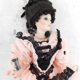 VTG Franklin Mint Heirloom Coca Cola Victoria Porcelain Doll No Stand alternative image