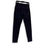 Womens Blue Dark Wash Pockets Stretch Denim Skinny Leg Jeans Size 28/6 image number 2
