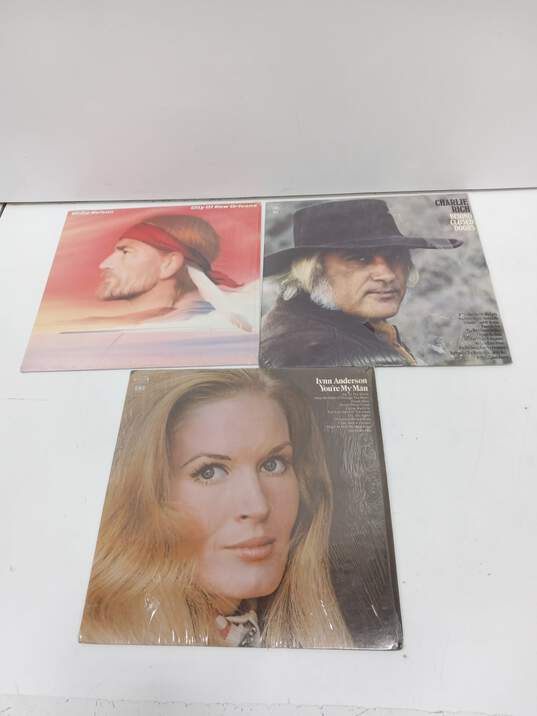 Bundle of 11 Assorted Country Vinyl Records image number 3