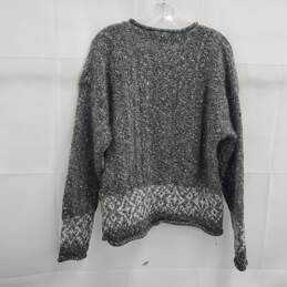Alps Gray Knit Wool Blend Pullover Sweater Women's Size XL alternative image