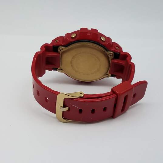 Casio G-Shock DW-6930A 48mm 30th Anniversary Limited Red/Gold Watch 68g image number 4