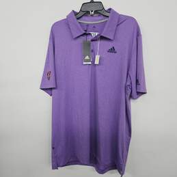 Heather Purple Polo Shirt