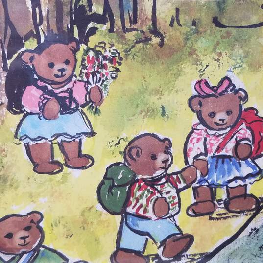 Amherst Teddy Bear Rally Signed Vintage Poster Print image number 9