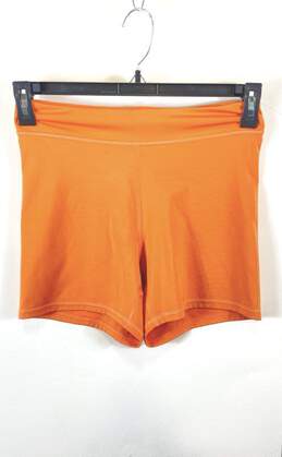 Lacoste Women Orange Athletic Shorts Sz 38