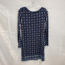 Michael Kors Blue Long Sleeve Dress Size S