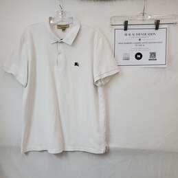 AUTHENTICATED MENS BURBERRY LONDON COTTON POLO TEE XL