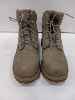 Timberland Grey Leather Waterproof Lace-Up Boots Size 9M alternative image