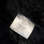 La Fiorentina Black Rabbit Fur Vest Jacket No Size image number 4
