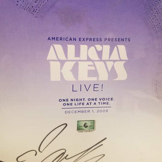 Acrylic Framed and Signed Alicia Keys Concert Poster image number 8