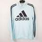 Adidas Women Blue Graphic Hoodie M NWT image number 1
