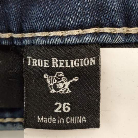 True Religion Women Dark Blue Jeans Sz 26 image number 3