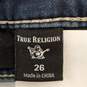 True Religion Women Dark Blue Jeans Sz 26 image number 3