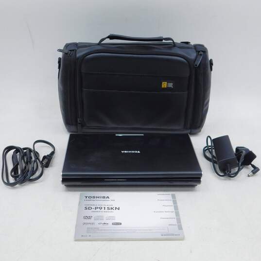 Toshiba Portable DVD Player Kit SD-P91SKN W/ Remote & Carrying Case image number 1