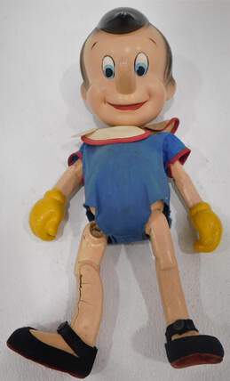 1930's Vintage Knickerbocker Disney Pinocchio Composition Doll