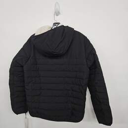 Black Fleece Puffer Coat alternative image