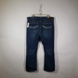 Mens Cotton Medium Wash Regular Fit Denim Straight Leg Jeans Size 44X34 alternative image