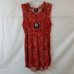 Bobeau Red Floral Size M Mini Dress