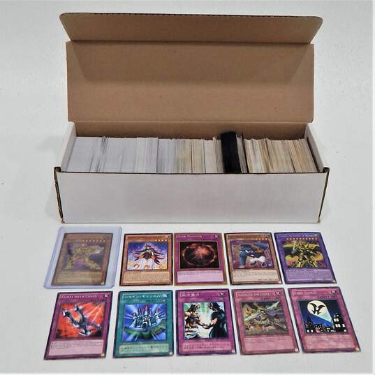 3 lbs of Yugioh TCG Cards Bulk with Foils and Rares image number 1