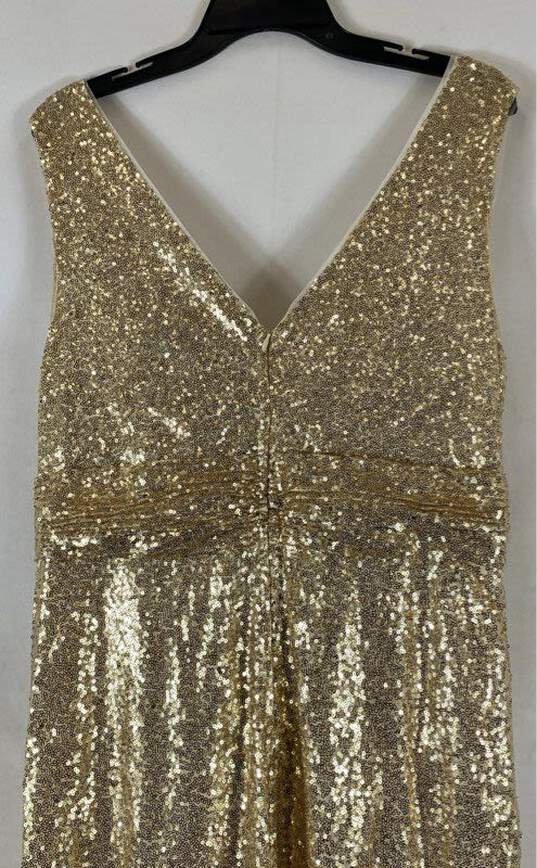 Kate Kasin Gold Casual Dress - Size X Large image number 7