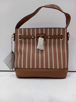 Adrienne Vittadini Brown Leather Handbag NWT