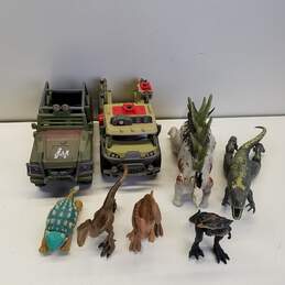 Mattel Jurassic World Dinosaur Action Figure & Vehicle Bundle (Set Of 8)