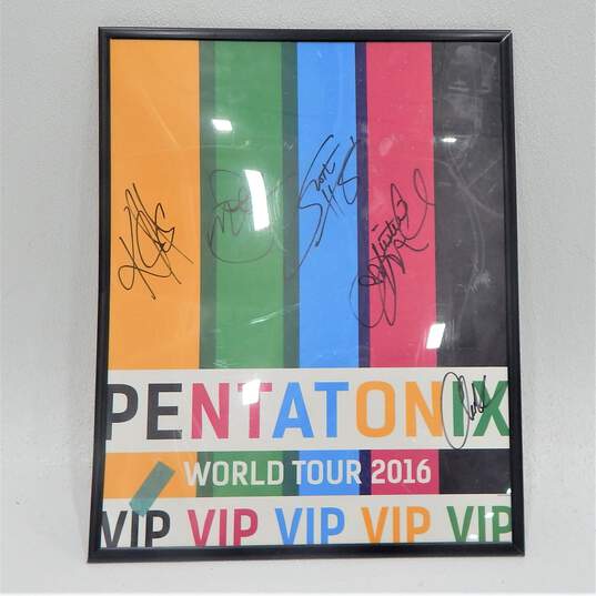 5X SIGNED Pentatonix World Tour 2016 VIP Concert Poster image number 1