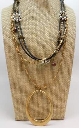 Lucky Brand Madewell Fossil & Fashion Gold Tone Necklaces & Bracelets One New With Tags alternative image