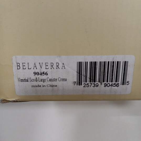 Belaverra 90456 Yellow Venetial Scroll Large Canister IOB image number 8
