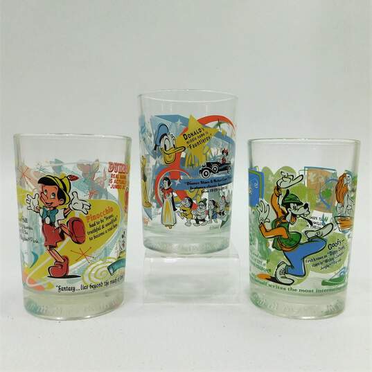 Lot of 3 McDonald's Walt Disney Glass 100 Years of Magic Mickey Mouse image number 1