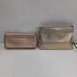 Pair of Rose Gold Leather Hand Bags image number 3