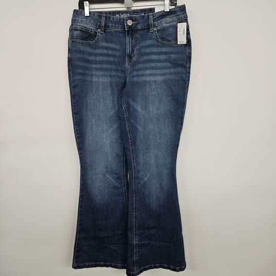 Wide Leg Blue Jeans image number 1