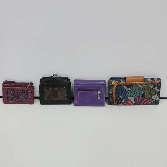 LOT OF 4 FOSSIL WALLETS image number 2