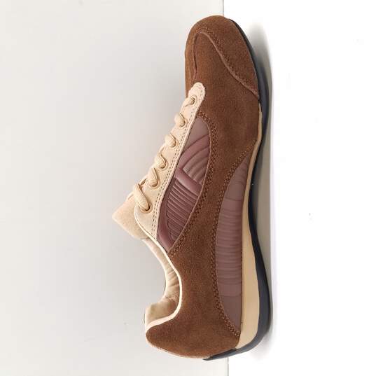 Hunziker Unisex Steve McQueen Mini Brown Sneakers Size Men's 5 & Women's 6.5 image number 1