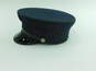 Vintage MIDWAY Cap Co DRESS CAP HAT Fire Department Size 71/8 black W/ Badge image number 8