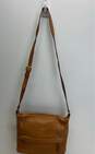 Kate Spade Brown Leather Zip Crossbody Bag image number 1