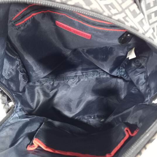 Tommy Hilfiger Monogram Pattern Backpack Purse & Crossbody Handbag Bundle image number 4