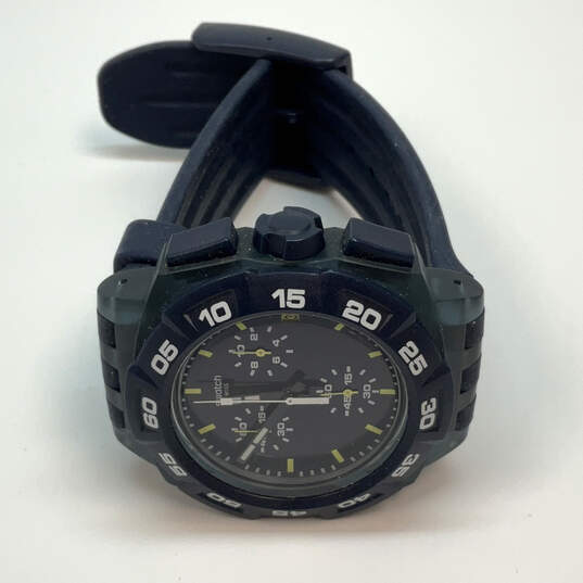 Designer Swatch Swiss SR936SW Adjustable Strap Round Dial Analog Wristwatch image number 2