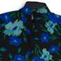 J. Crew Womens Multicolor Floral Short Sleeve Back Button Blouse Top Size S image number 4