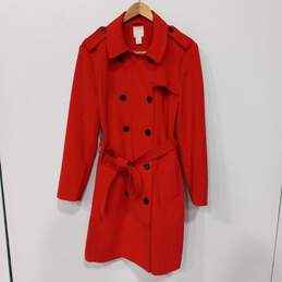 H&M Women's Red Coat Size 16
