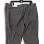 Anne Taylor Women's Gray Flat Front Slash Pockets Curvy Fit Ankle Pants Size Medium image number 4