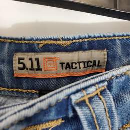 511 Tactical Men Blue Straight Leg Jeans Sz 34 x 32 alternative image
