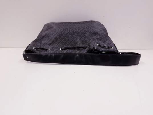 Tommy Hilfiger Monogrammed Shoulder Bag Grey, Black image number 7