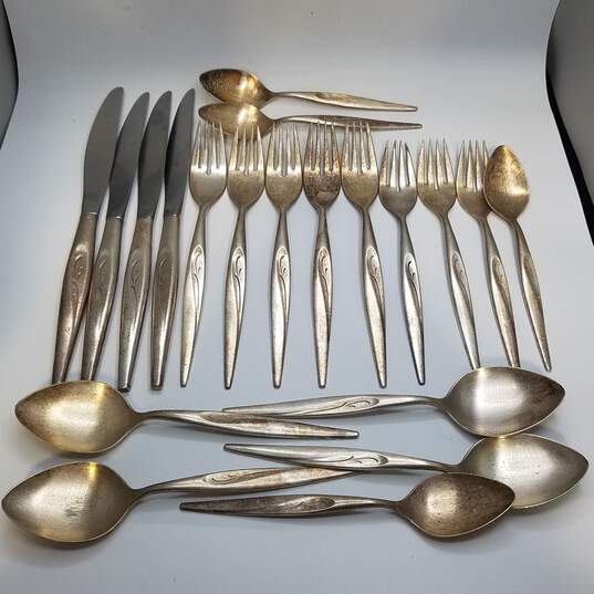 Community Silver Plate 4 Set Table Ware 20pcs 1.14LBS image number 1