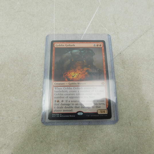 Magic The Gathering MTG Goblin Goliath Red Mythic Rare Game Night Card image number 2