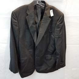 Jos A Bank Signature Collection Wool Pleated Super Fine Button Down Suit Jacket Men's Size 44