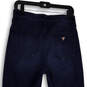Womens Blue Dark Wash Pockets Denim Elevate Super Skinny Jeans Size 29 image number 4