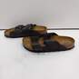 Women's Birkenstock  Black Suede Arizona Sandals Size 7 image number 2
